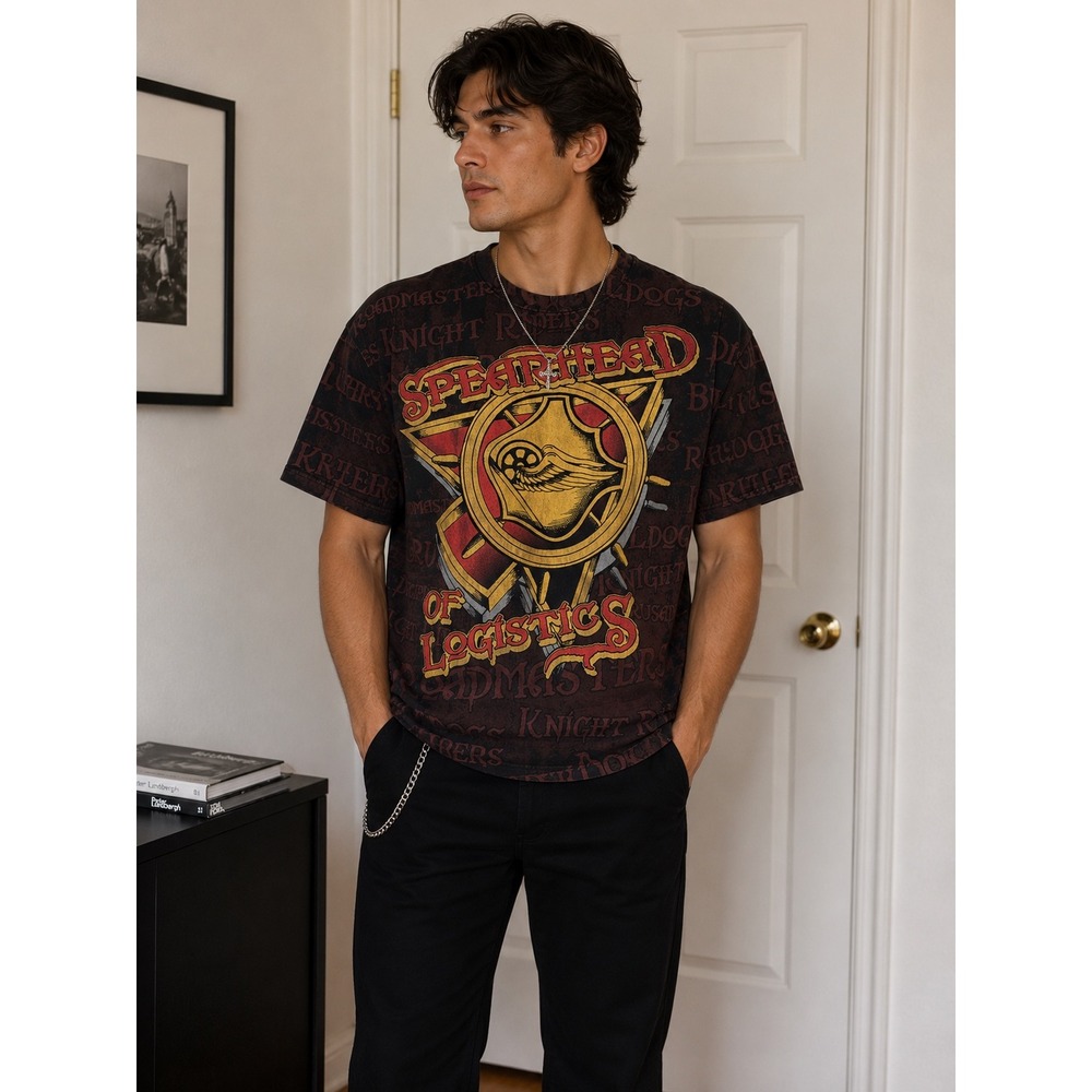 Apprime Apparel Spearhead‎ Logistics Roadmasters Graphic T-Shirt XL Biker
Y2K